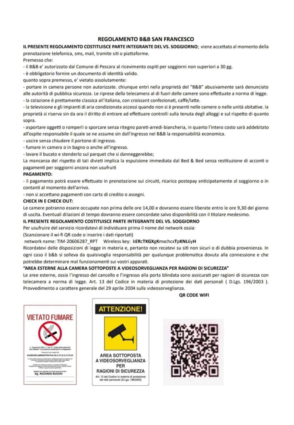 B&B San Francesco Pescara Centro Екстер'єр фото